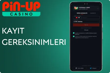 Pin-Up APK kaydı