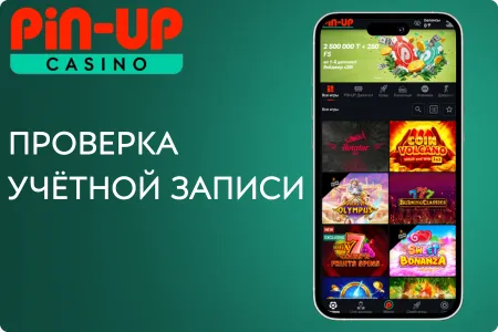 Регистрация в приложении Pin Up