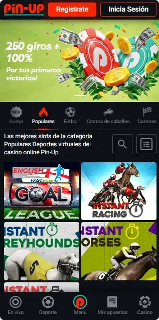 Descarga de la aplicación de apuestas pin-up